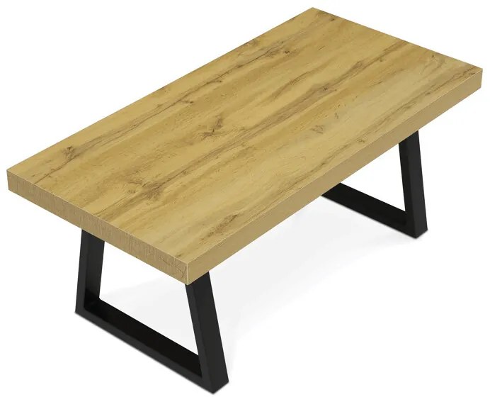 Dohányzóasztal 120 × 60 × 50 cm melamin tölgy CT-R5212 OAK