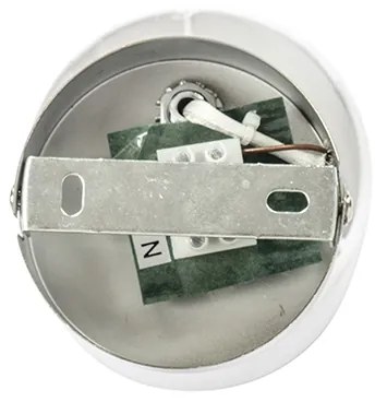 Modern fali lámpa acélból, fehér árnyékolóval, állítható - Hetta