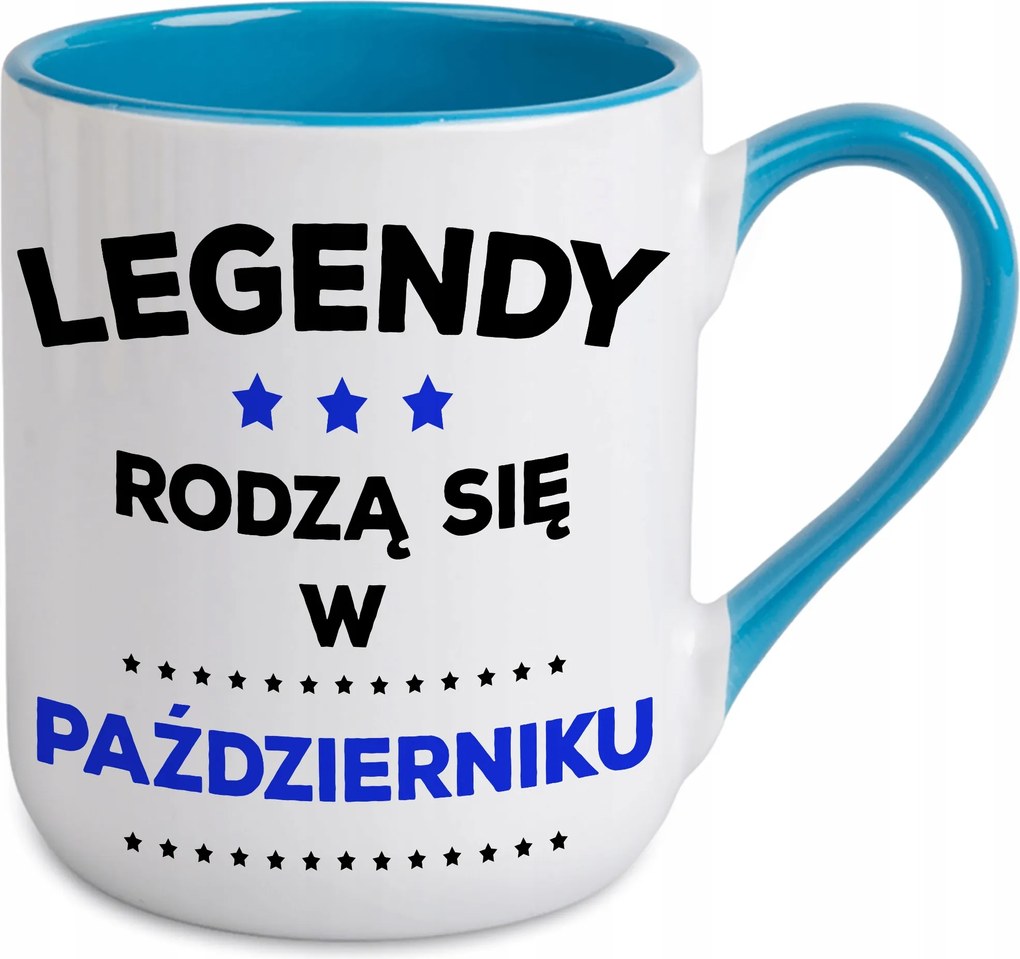 Fehér Bögre Kék A Legendák Októberben Születnek A Fiúnak