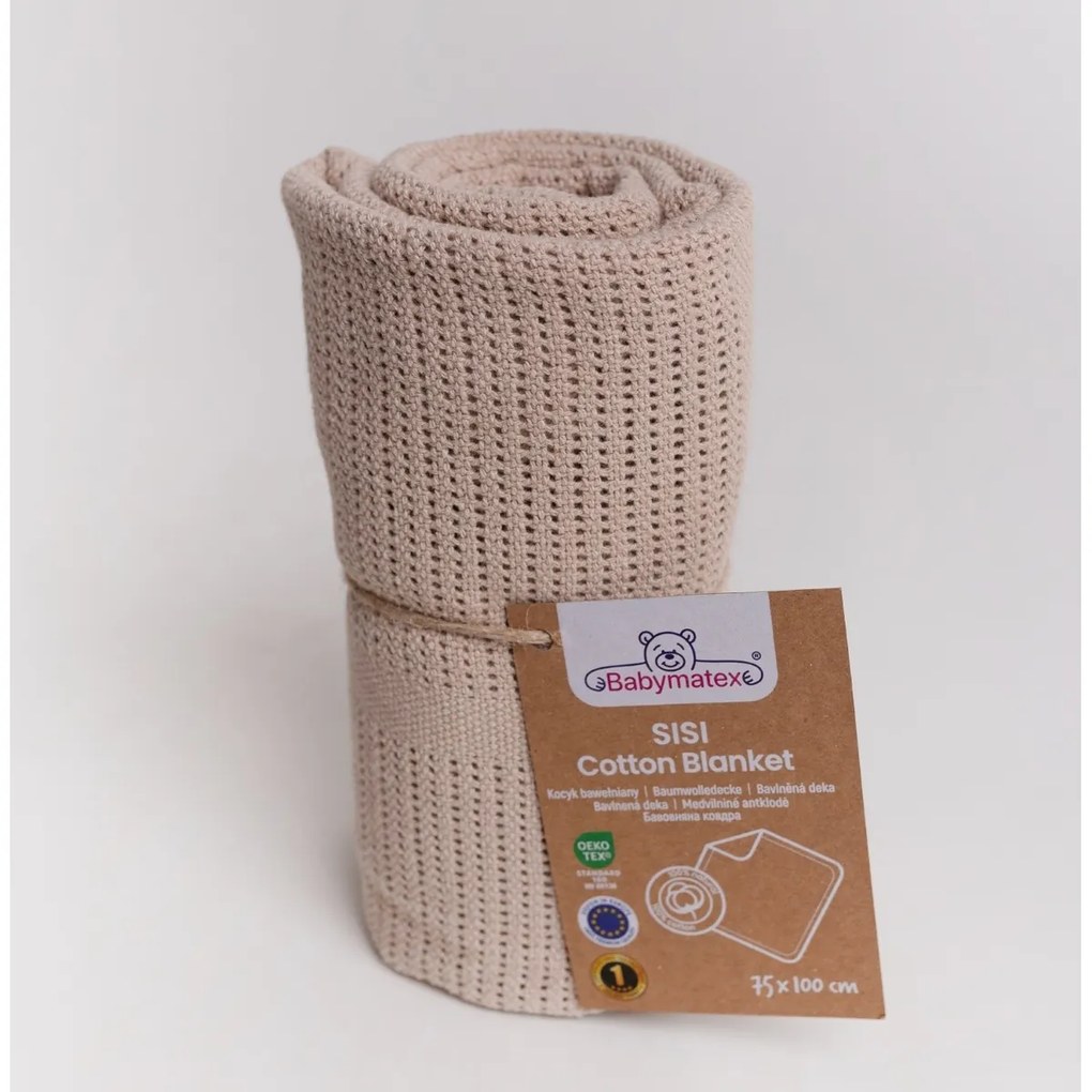 Babymatex Sisi mocha mousse gyerek pléd, 75 x 100 cm