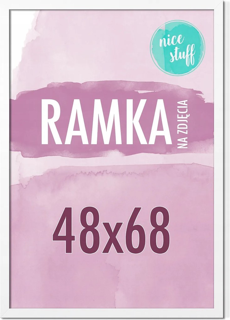 Képkeret 48x68 Képkeret 48x68 Képkeret 68x48 Fehér Mdf Fehér