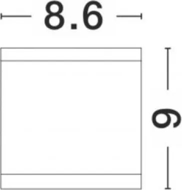 NOVA LUCE 9040022 Modern Kültéri Mennyezeti Lámpa GU10 IP54