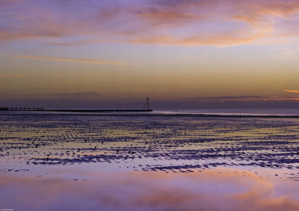 Poszter 42x29,7cm Napfelkelte a tengerparton, Assaf Frank