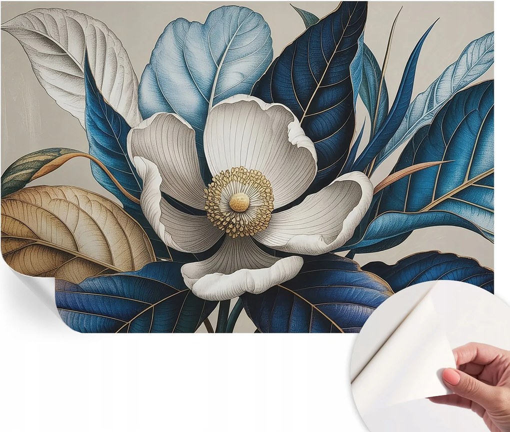 Öntapadós Fali Fotótapéta Hálószobába Elegáns növényvilág 104x70 cm