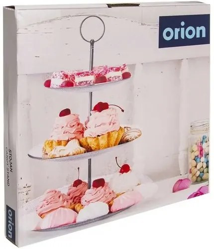 Orion Ema üveg tálalóállvány, 3 szintes