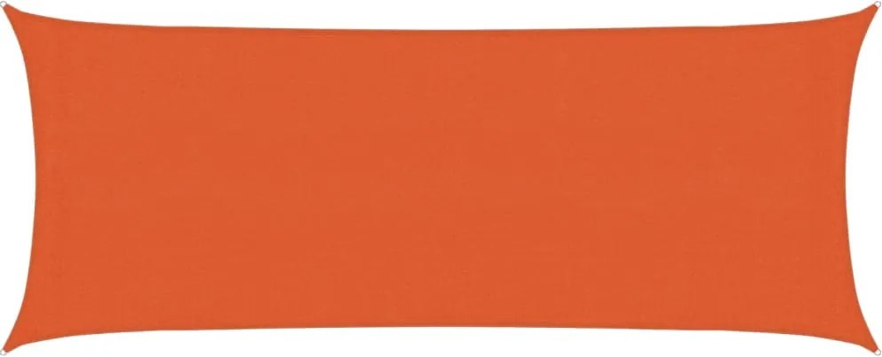 vidaXL narancssárga HDPE napvitorla 160 g/m² 2 x 4,5 m