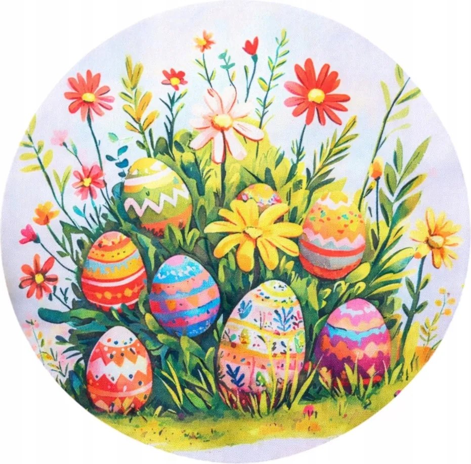 Húsvéti szalvéta húsvéti tojásokkal, Húsvéttával 30 cm, színes