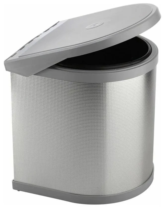 Beépíthető fém szemetes 10 l Ring - Elletipi