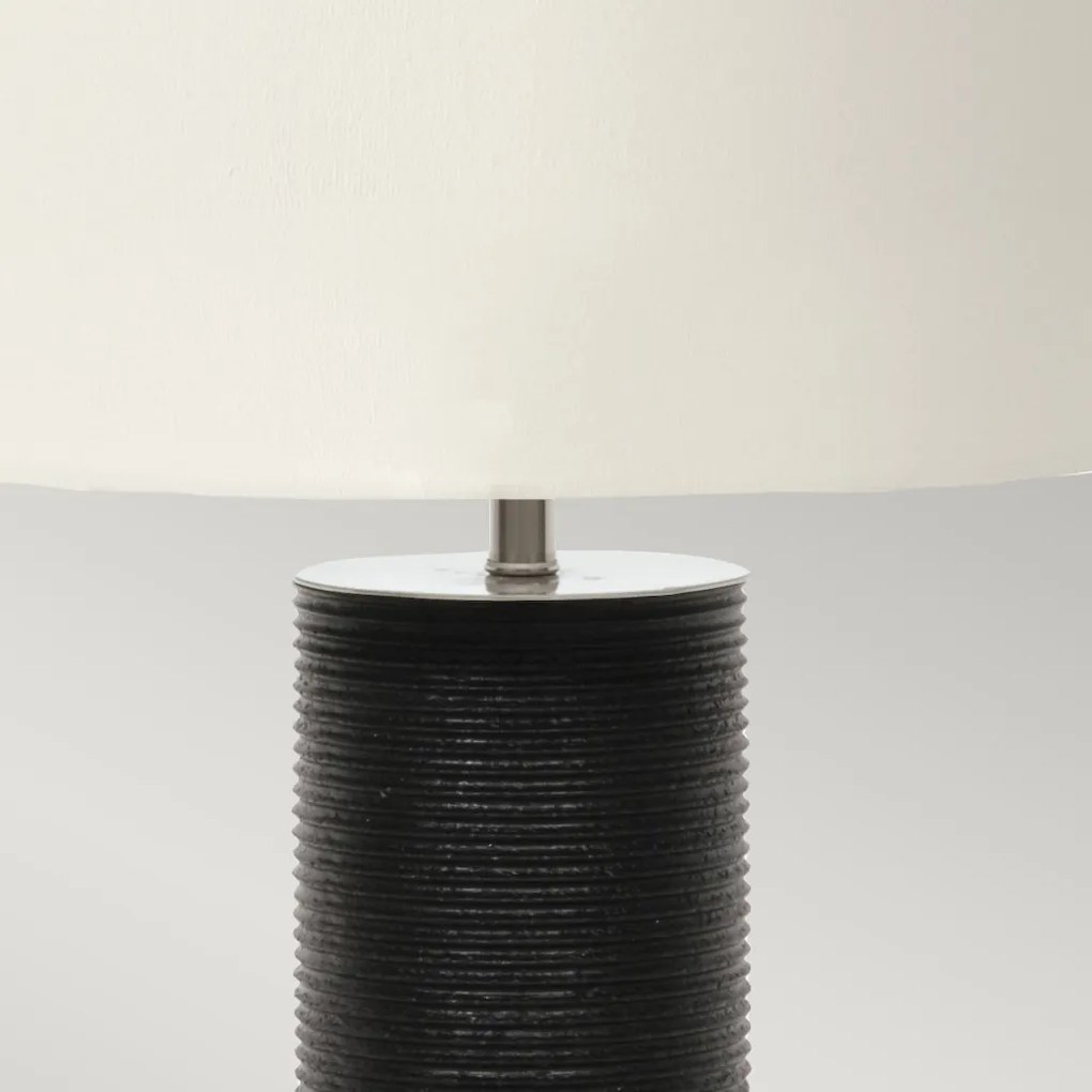Elstead Lighting Ripple RIPPLE-TL-BLK-W Asztali lámpa 1x60W/E27