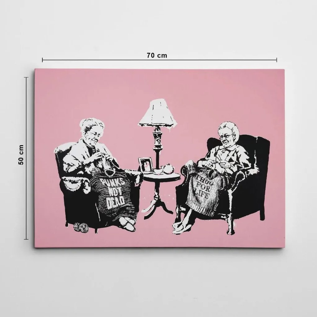 Banksy vászonkép, 50 x 70 cm – WY141