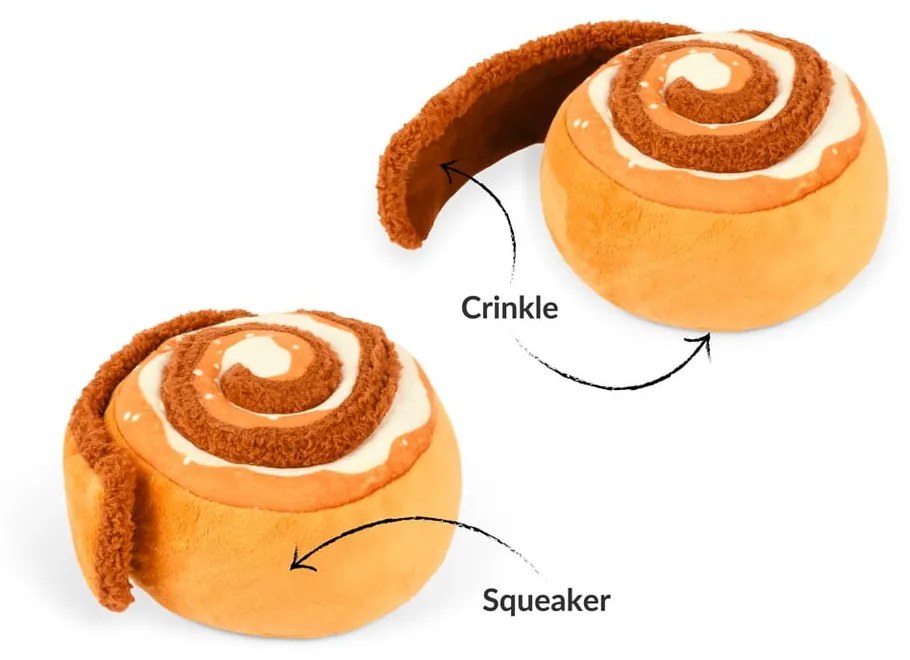 Játék kutyáknak Cinnamon roll – P.L.A.Y.