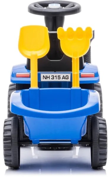 Push autó NEW HOLLAND 2xAA kék/fekete