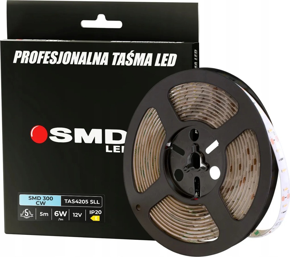LED-szalag 300 SMD2835 Cw IP20 Smd LEDline5Y 5M