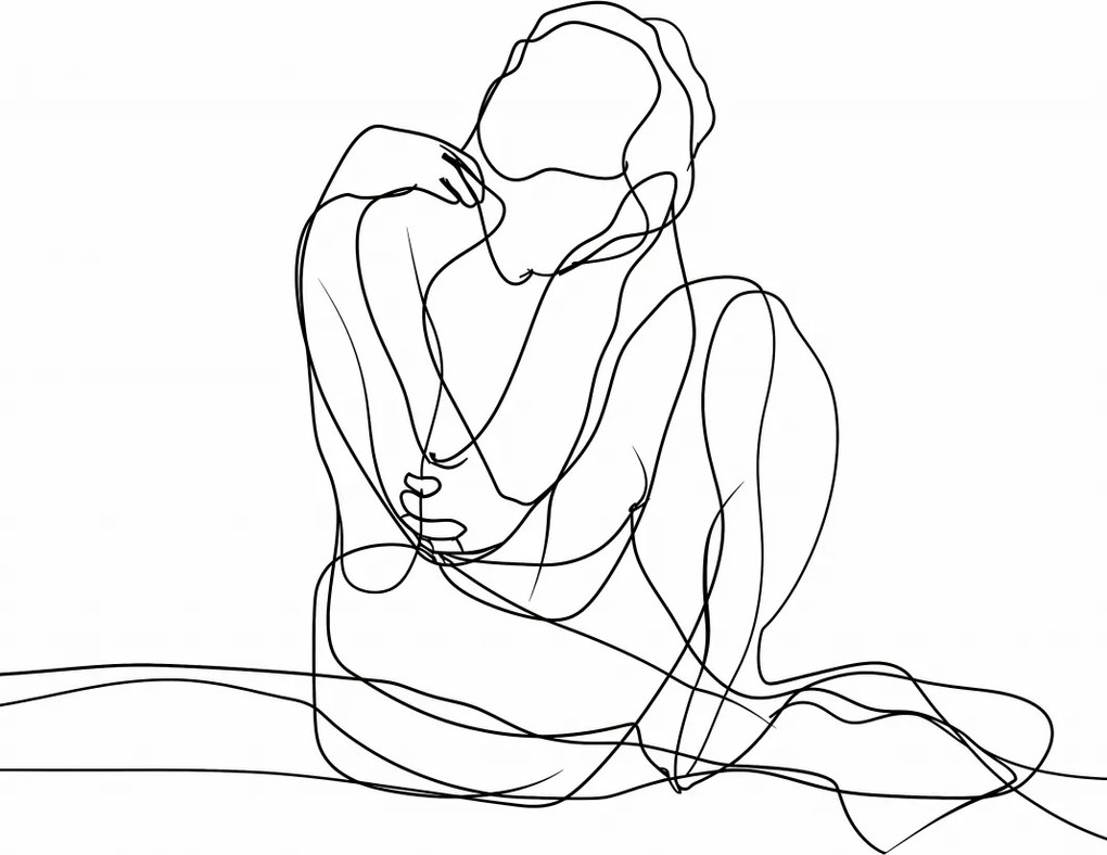 Poszter 100x100cm Görnyedt