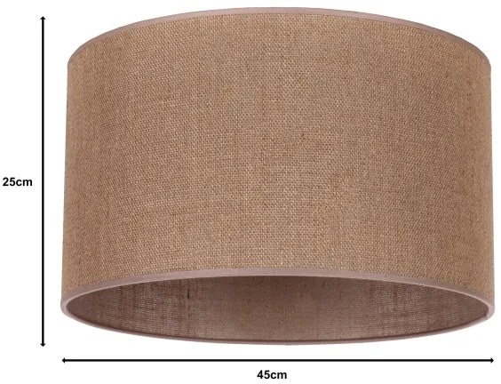 Duolla - Univerzális ROLLER E27 árnyékoló, 50 cm, barna