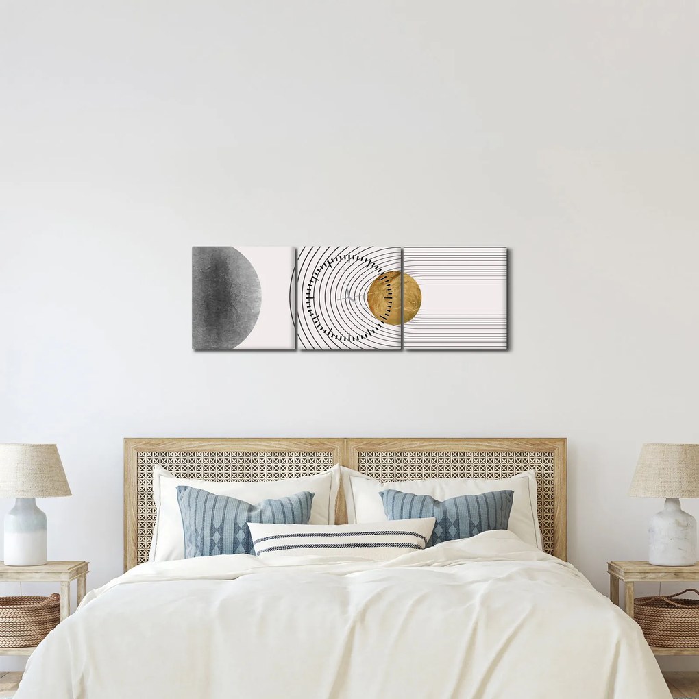 Kép - Rusztikus boltívek N⁰1 (órával) (90x30 cm)
