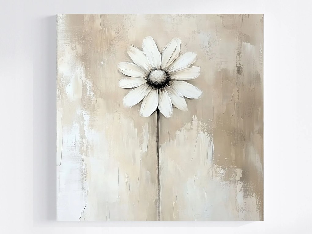 Vászonkép Canvas Természet Virág Margaréta Kert Boho Scandi 40x40