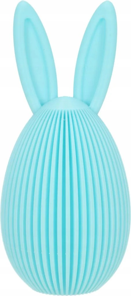 Húsvéti tojás figura fülekkel kicsi türkizkék