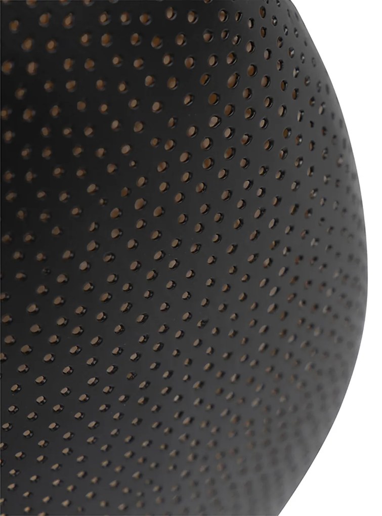 Okos mennyezeti lámpa fekete és arany 40 cm, Wi-Fi-vel G95 - Radiance