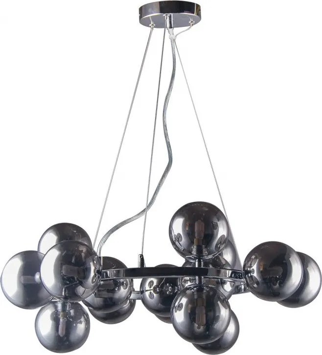 Italux glamour modern függeszték marbelio króm füstös itxpnd-6161-15 ch+sm