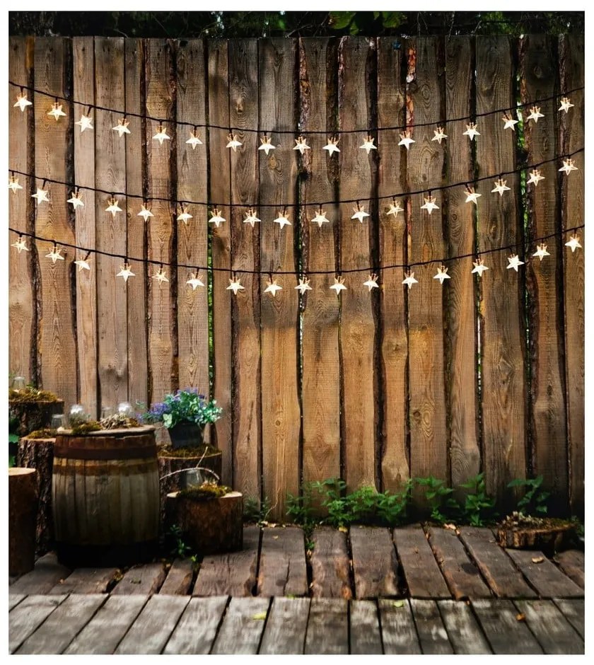 Star LED sötétzöld fényfüzér, 100 izzós, hosszúság 12,5 m - DecoKing