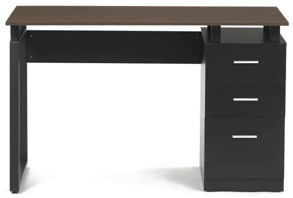 Irodai íróasztal 120×60 cm, melamin, dió OAK