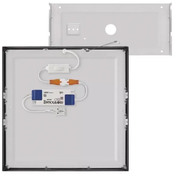 LED Mennyezeti lámpa LED/28,5W/230V 3000/3500/4000K 30x30 cm fekete