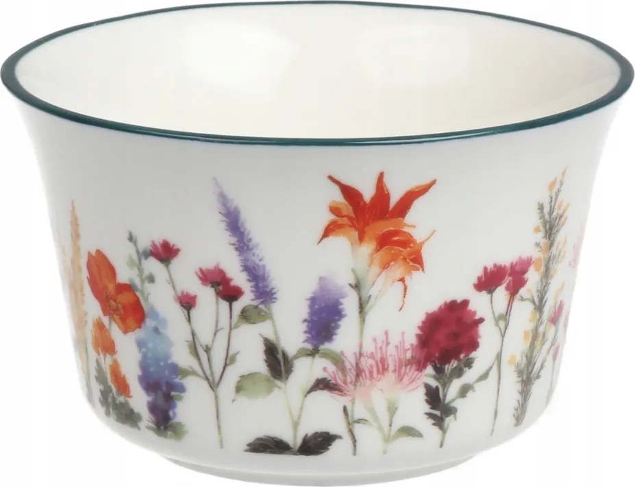 Kerámia Tál 8,5 CM Hölgy Virágos Mártogatós Tál 150 ML