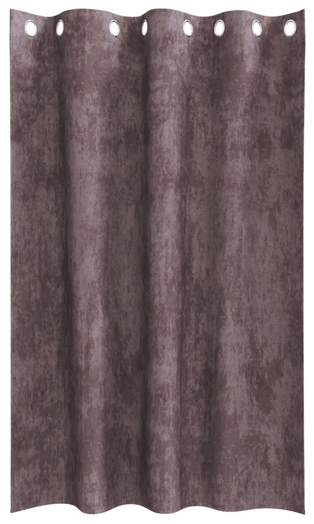 Velúr Függönyök 2 db Szemfüggöny Barna 175x140 cm
