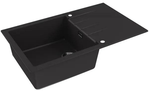 ALVEUS 1148160 - Mosogató CADIT 86x50 cm gránit/fekete