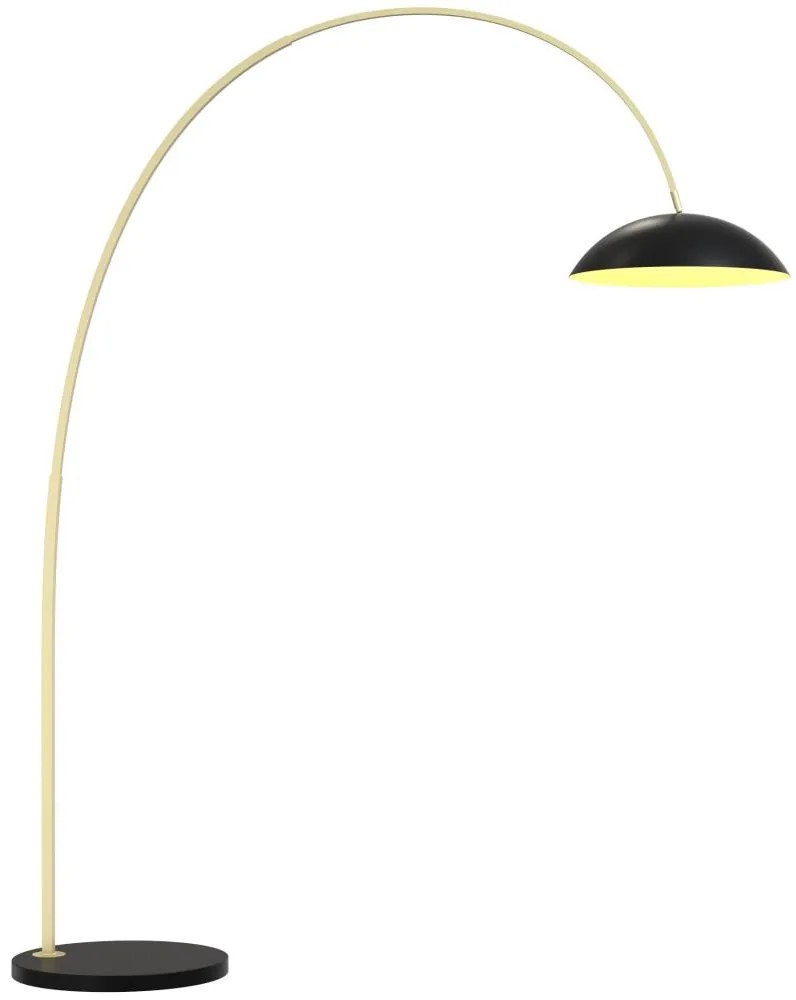 Wofi 3001-104 - LED Dimmelhető állólámpa ROSCOFF LED/21W/230V fekete/arany