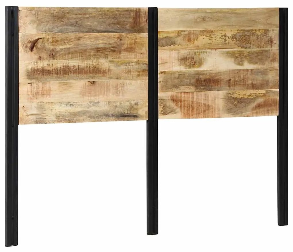 tömör fa mangó és vas fejtámla 140 cm