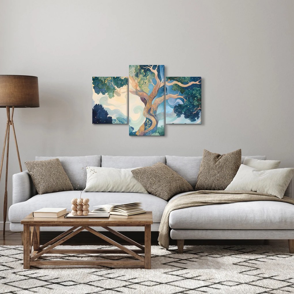 Kép – Kozmikus fa (90x60 cm)