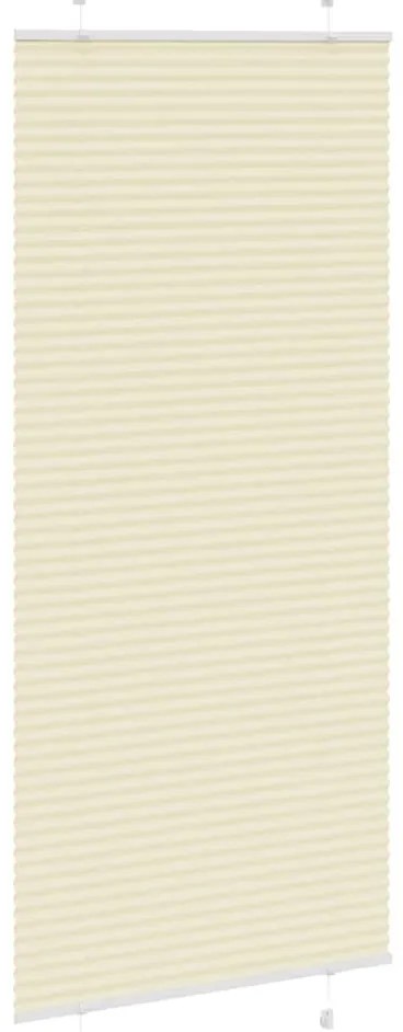 pliszírozott redőny krém 100x200 cm szövetszélesség 99,4 cm