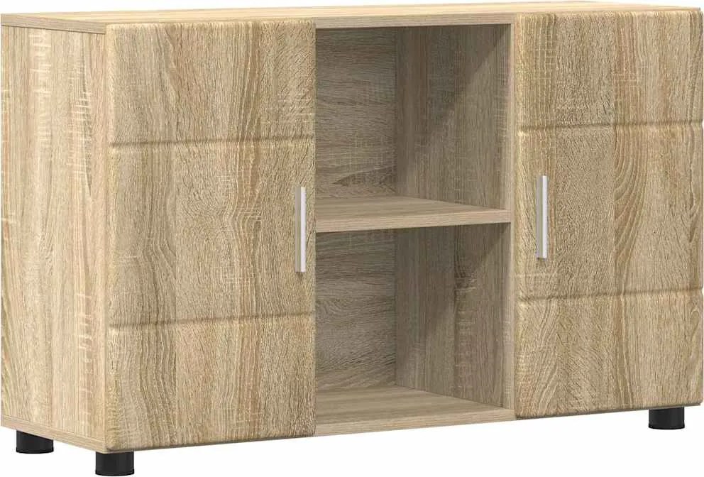 vidaXL Széf ajtóval FLORIN Sonoma tölgy 88,5 x 30,5 x 55,5 cm Faanyag