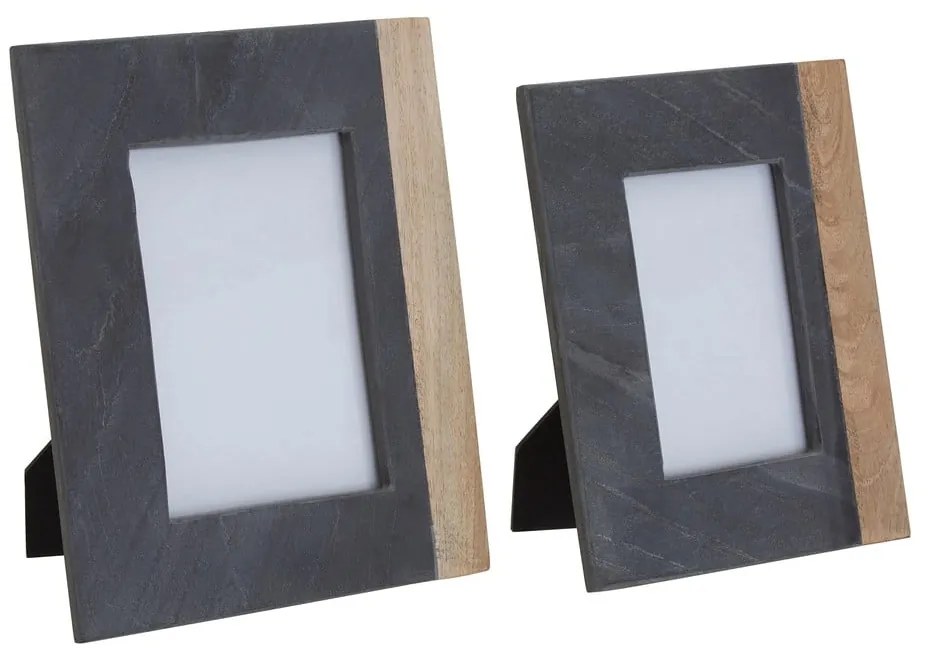 Szürke kő képkeret 18x23 cm Kata – Premier Housewares