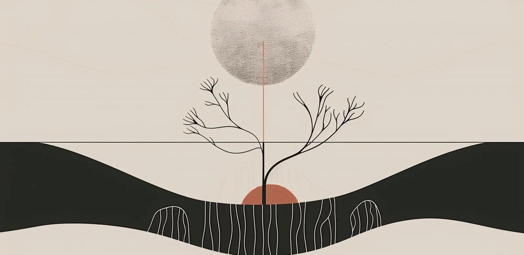 Poszter 91,3x44,5cm Téli Hold