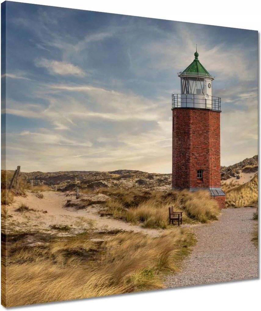 Vászonkép 50x50 Világítótorony Tájkép