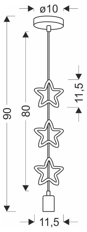 Gyerek lámpa fém búrával Single – Candellux Lighting