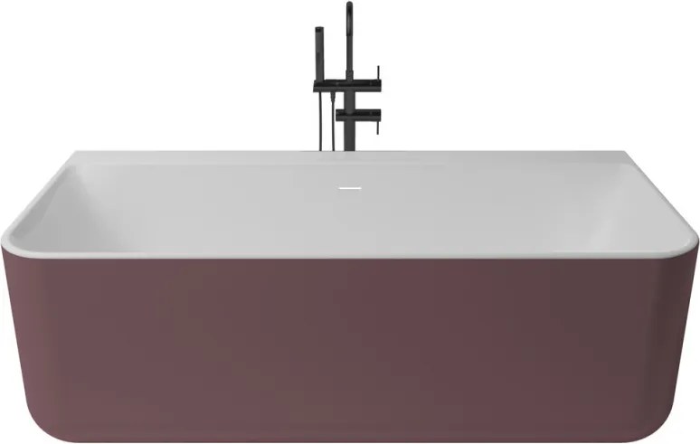 Kivu Wall kád_80x175_Rosa Metallic/Blanco Mate