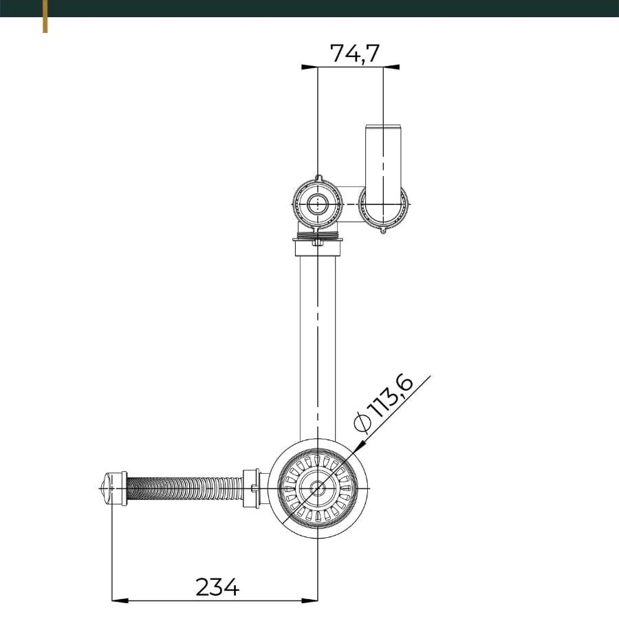 Mosogató Quality Ferrum, konyhai gránit mosogató 770x450x190 mm + fekete szifon, fekete foltos-BROKÁD, SKQ-FER.B.1KDO.XB