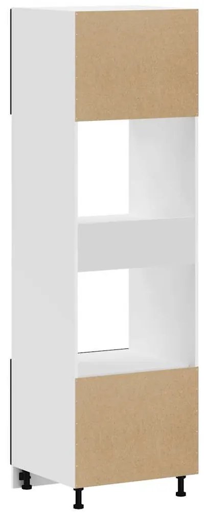 Kalmar 2 db fekete színű szerelt fa sütőszekrények