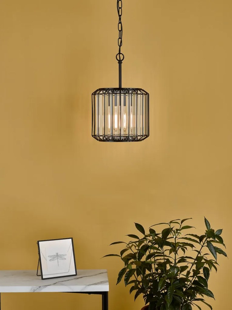 Dar Lighting modern függeszték naeva matt fekete darnae0122