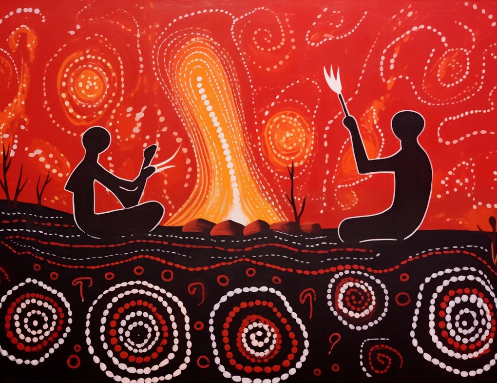 Poszter 65x50cm Tánc a tűz istenének