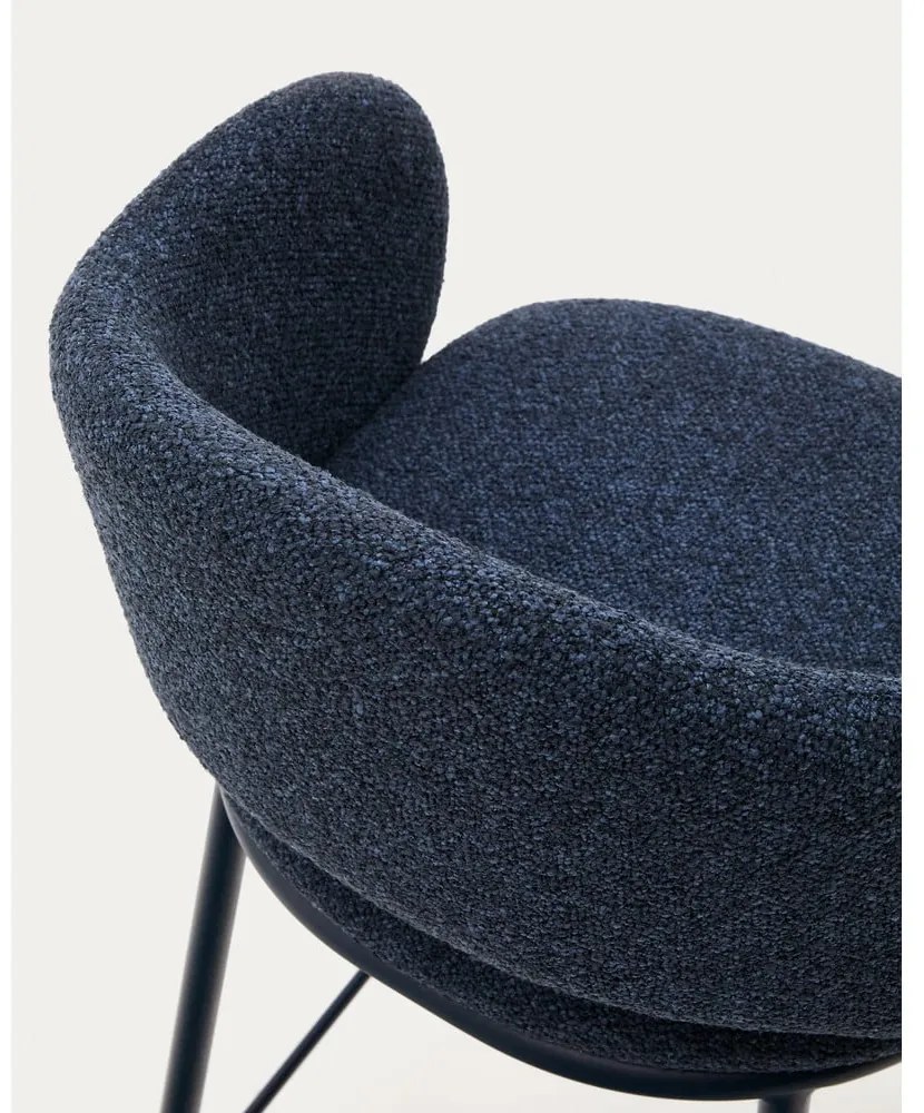 Sötétkék bárszék (ülésmagasság 65 cm) Maina – Kave Home