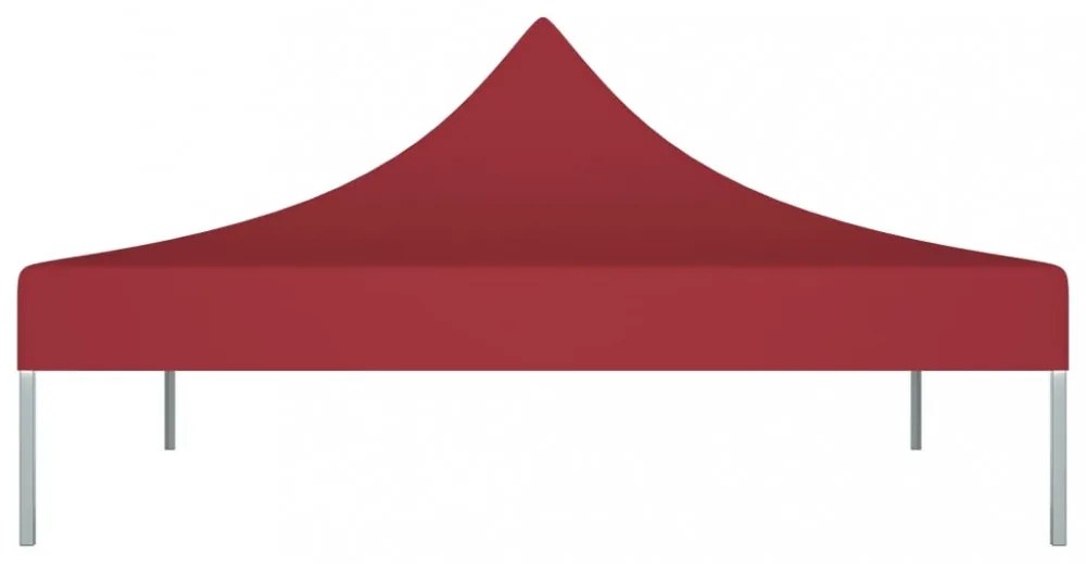 burgundi vörös tető partisátorhoz 3 x 3 m 270 g/m²