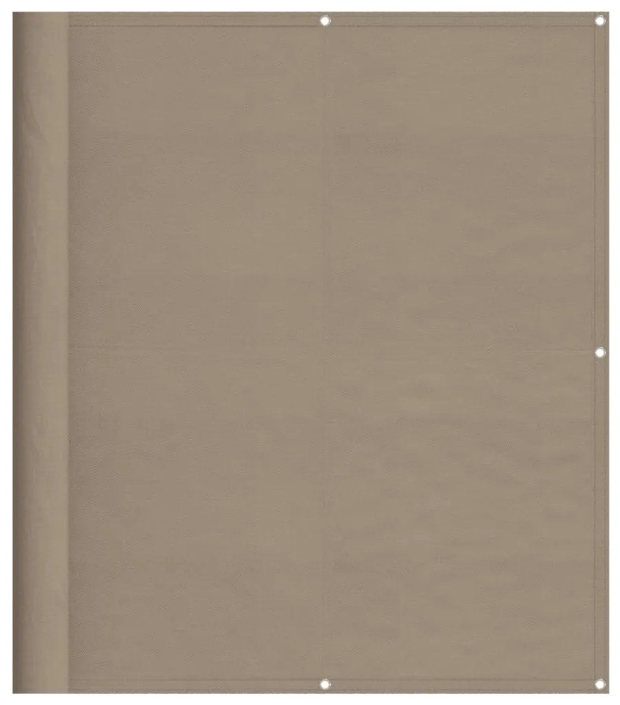 tópszínű 100% oxford poliészter erkélyparaván 120 x 700 cm