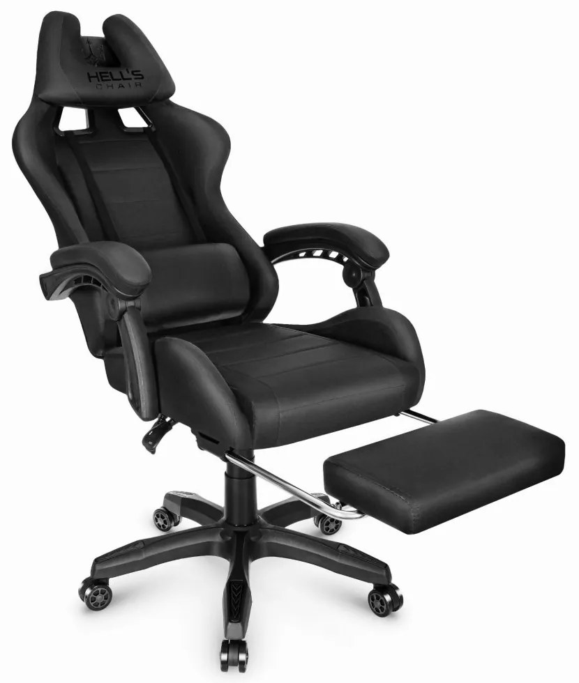 Szövet gamer szék HC-1039 - fekete