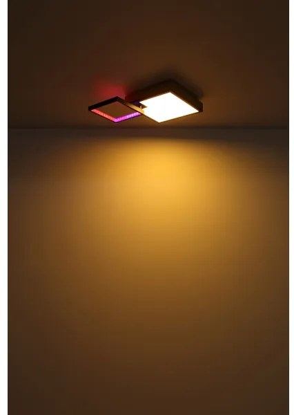 Globo 41392-21 - JACKY LED RGBW dimm. lámpa 21W+3W, 230V, távirányítóval