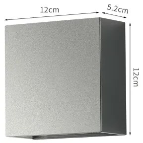 Brilagi - DOUBLERAY LED kültéri fali lámpatest, 4W, 230V, antracit, IP65